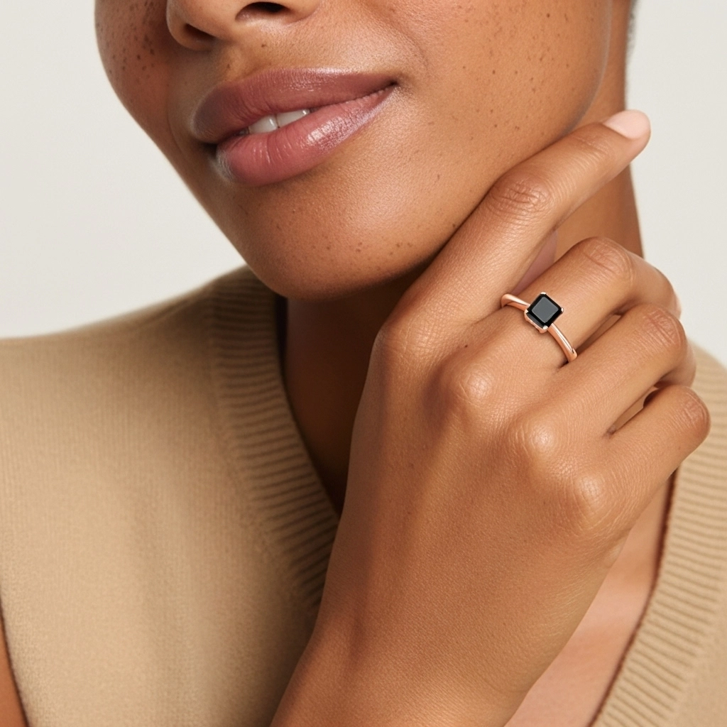 Cutout Scrollwork Solitaire Engagement Ring 2.00ct Moissanite Cubic Zirconia