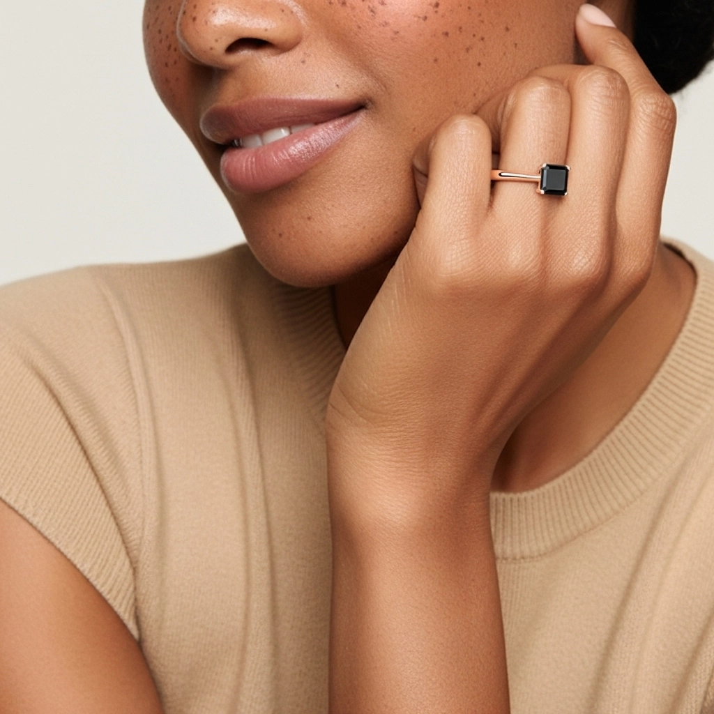 Cutout Scrollwork Solitaire Engagement Ring 2.00ct Moissanite Cubic Zirconia