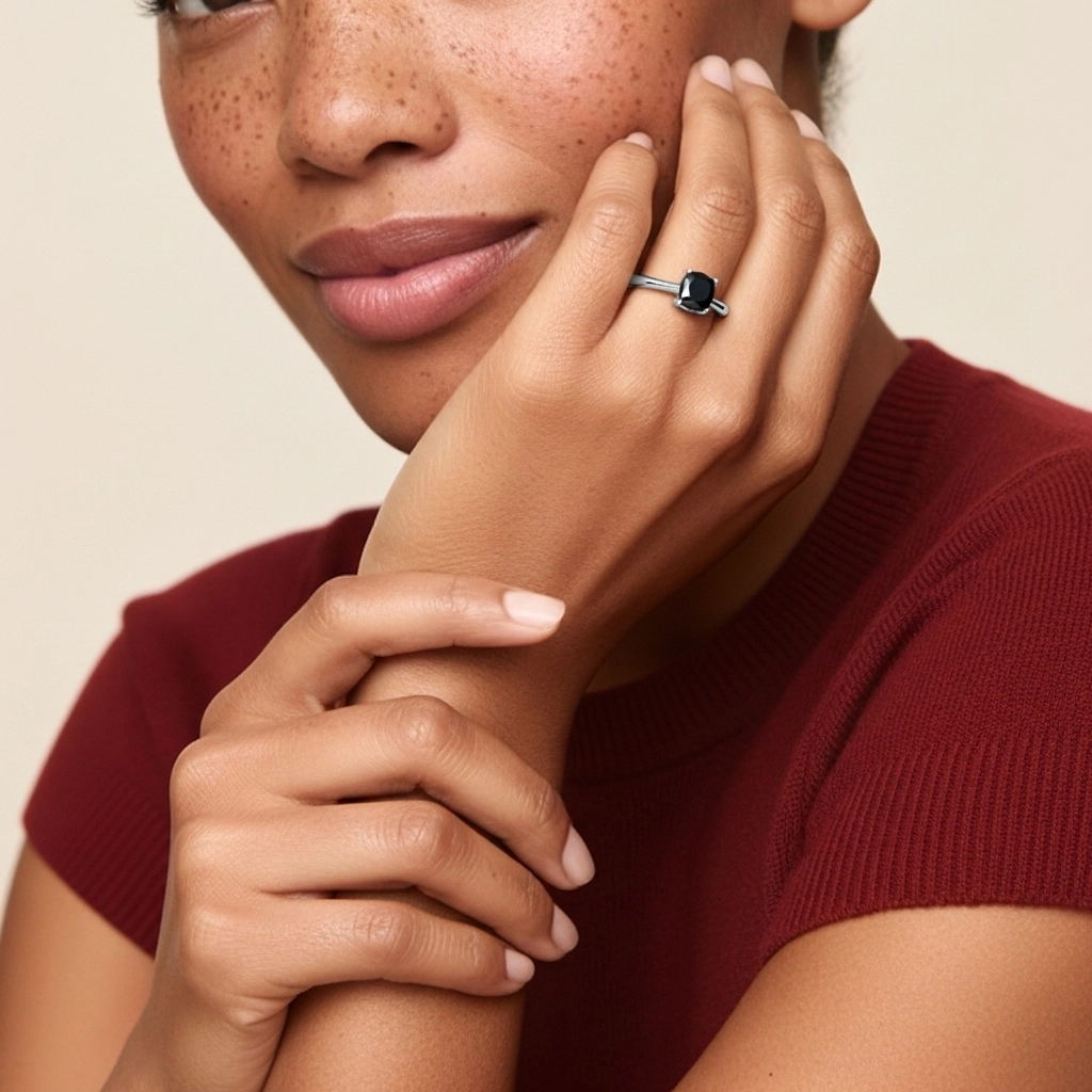 Cutout Scrollwork Solitaire Engagement Ring 2.00ct Moissanite Cubic Zirconia