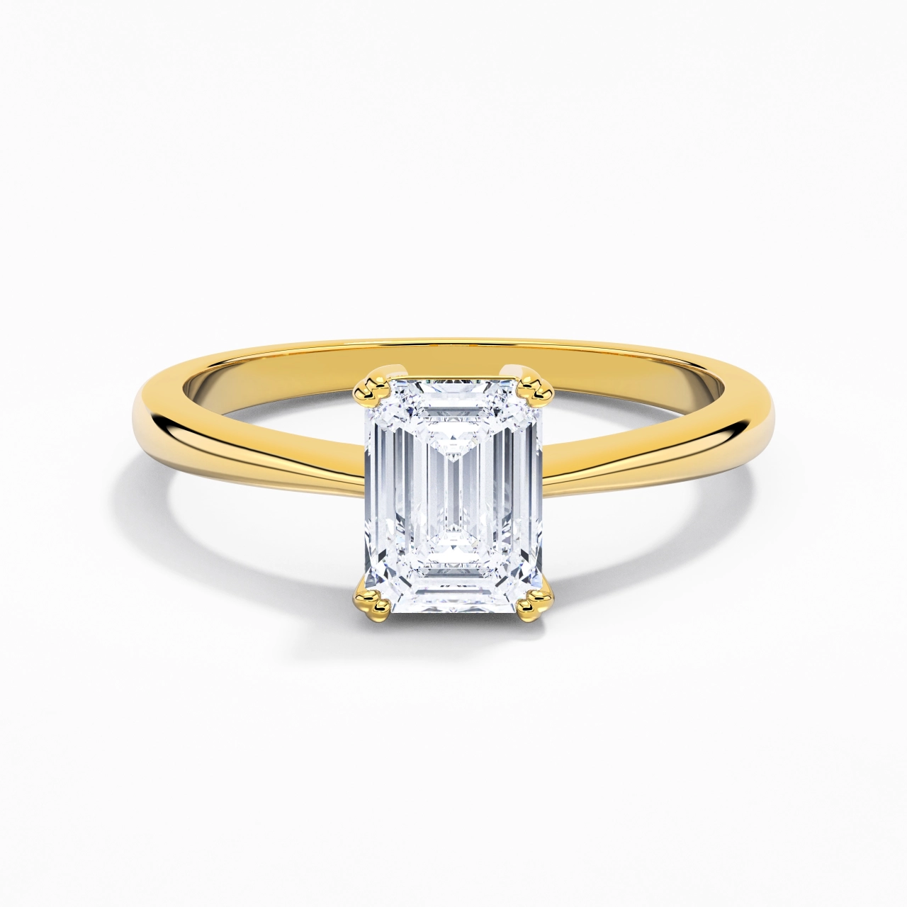 Cutout Scrollwork Solitaire Engagement Ring 2.00ct Moissanite