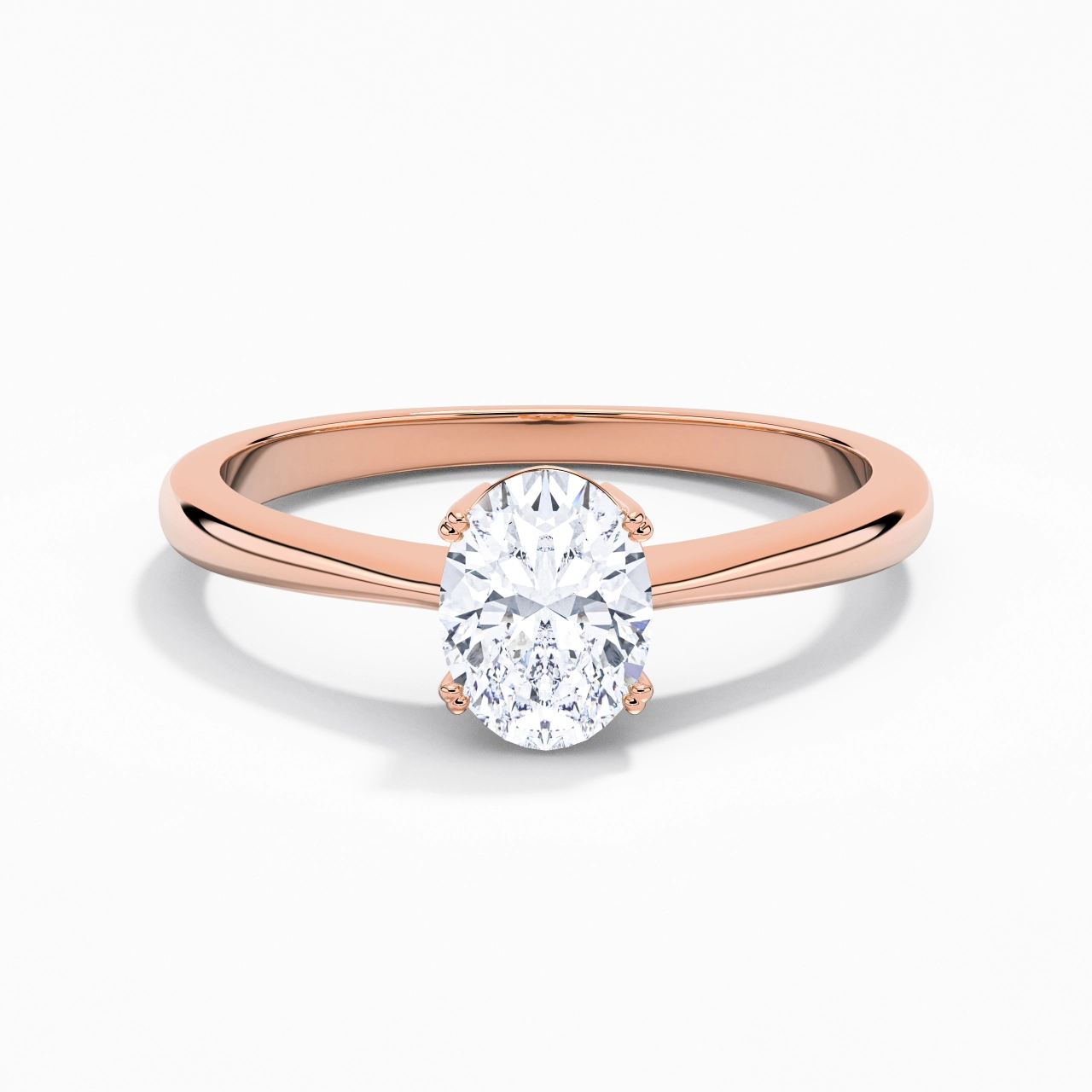 Cutout Scrollwork Solitaire Engagement Ring 1.50ct Moissanite