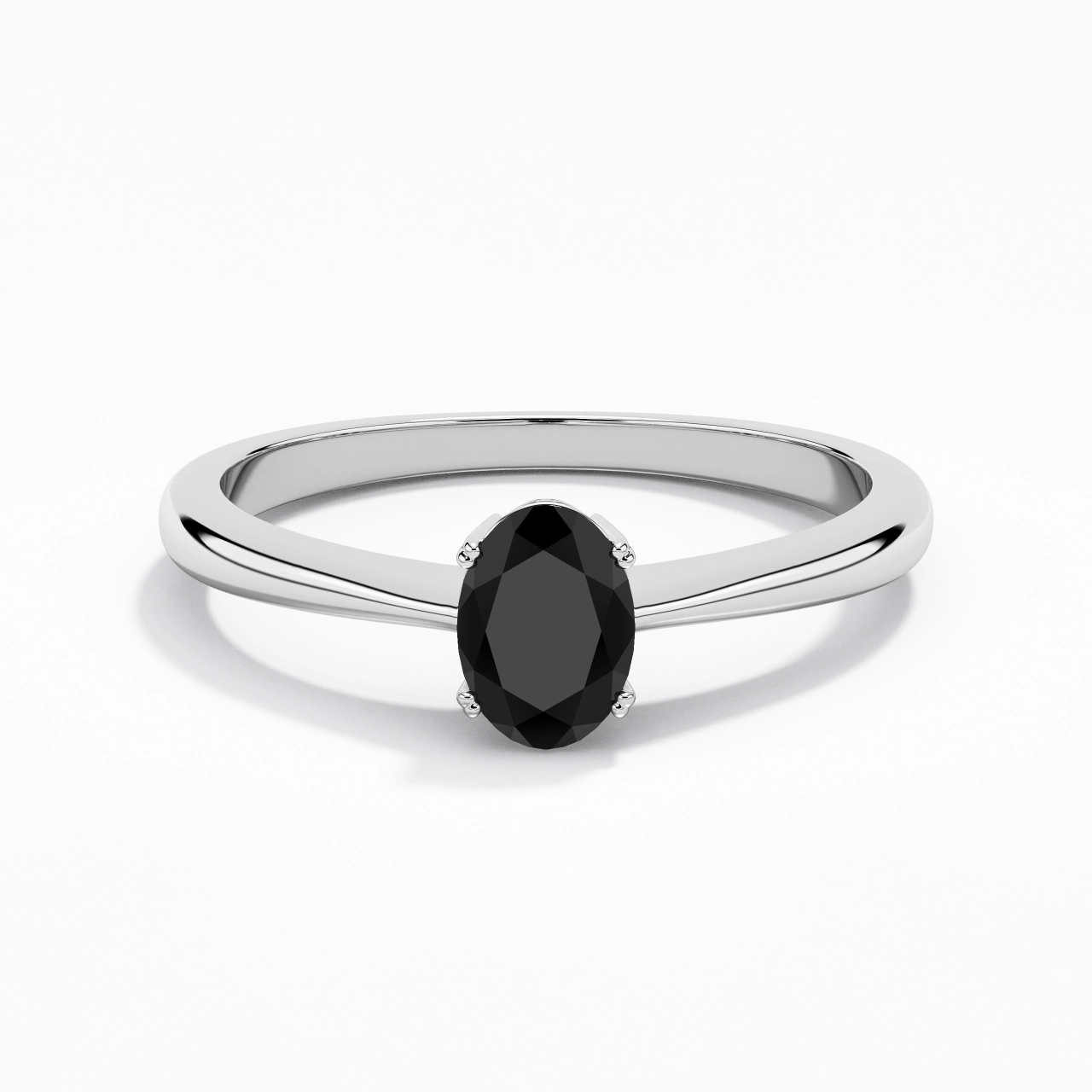 Découper Volutes Solitaire Bague de fiançailles 1.00ct Moissanite Zircon cubique