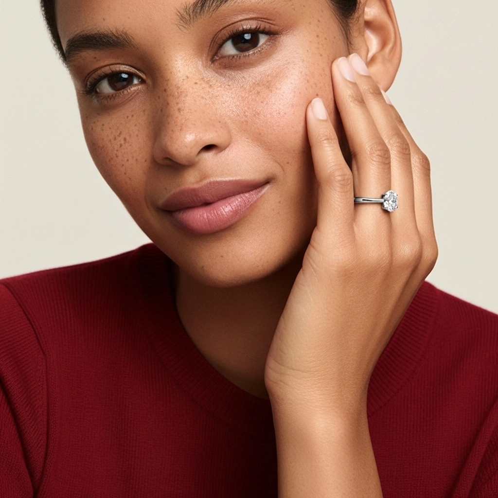 Cutout Scrollwork Solitaire Engagement Ring 2.00ct Moissanite