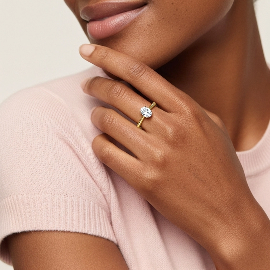 Cutout Scrollwork Solitaire Engagement Ring 2.00ct Moissanite