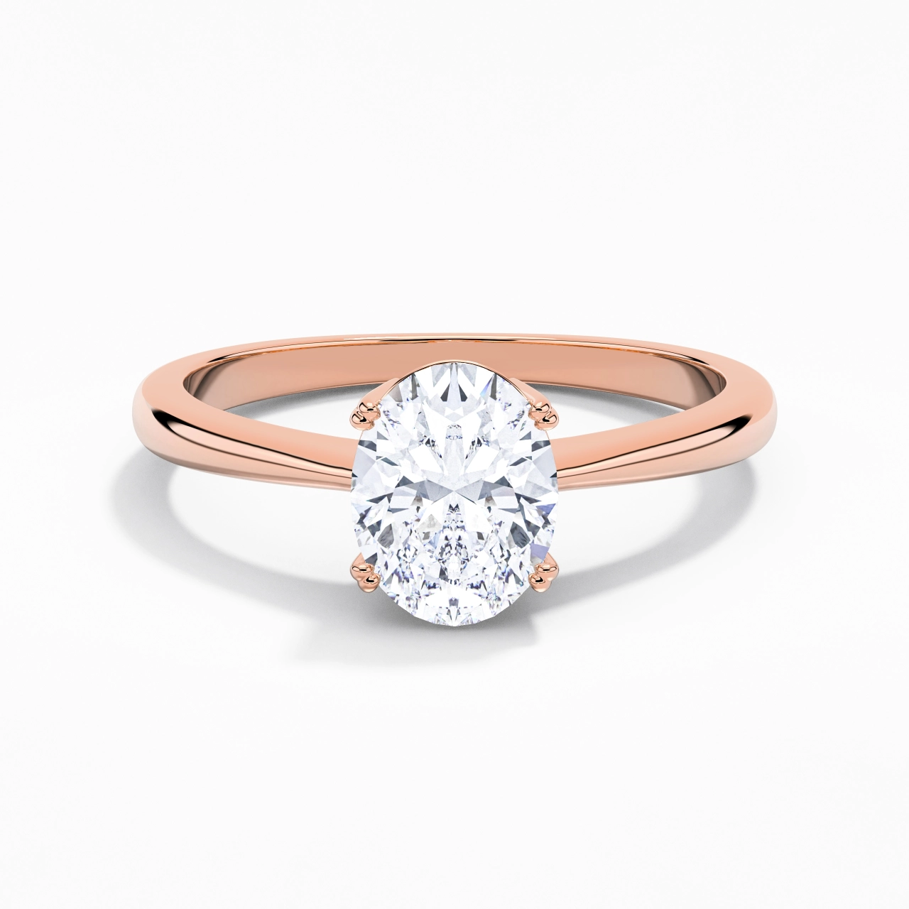 Cutout Scrollwork Solitaire Engagement Ring 2.00ct Moissanite
