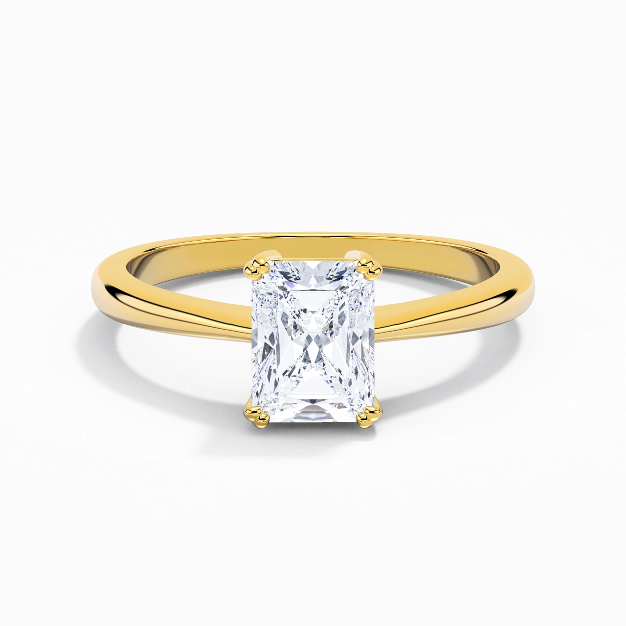 Cutout Scrollwork Solitaire Engagement Ring 2.00ct Moissanite