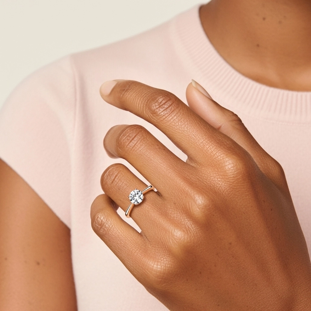 Cutout Scrollwork Solitaire Engagement Ring 2.00ct Moissanite