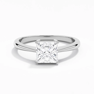 Cutout Scrollwork Solitaire Engagement Ring 2.00ct Moissanite