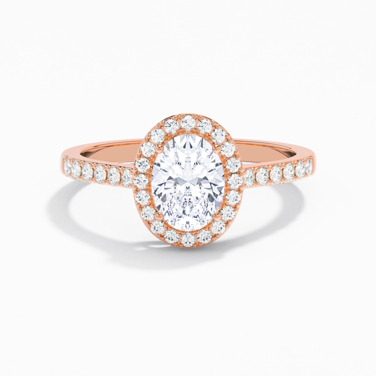 Classic Oval Cut Engagement Ring