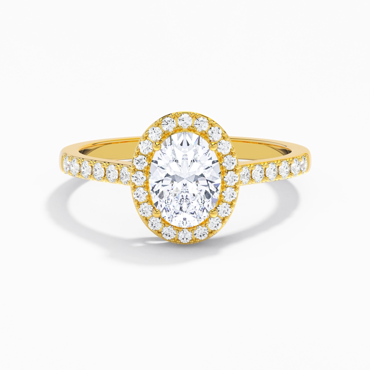 Classic Oval Cut Engagement Ring