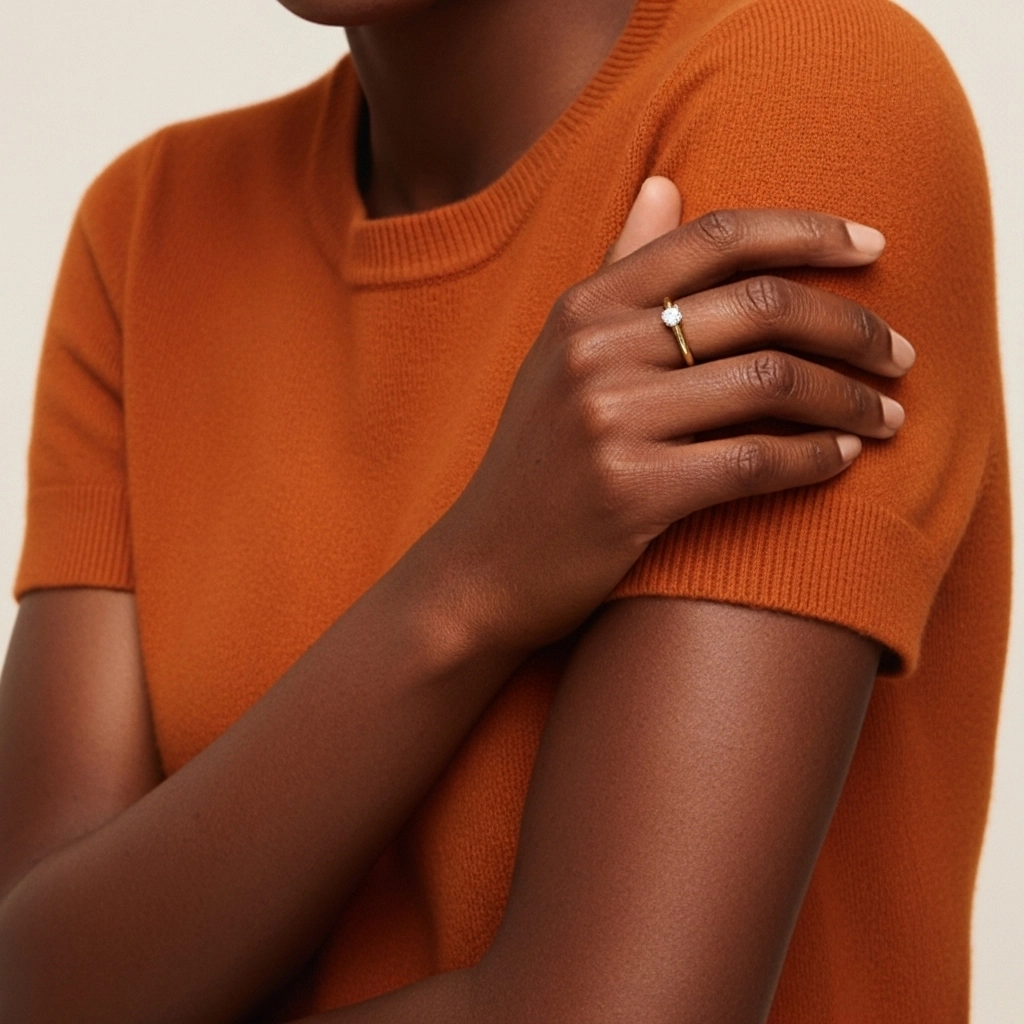 Solitaire Cathédrale Bague de promesse Moissanite