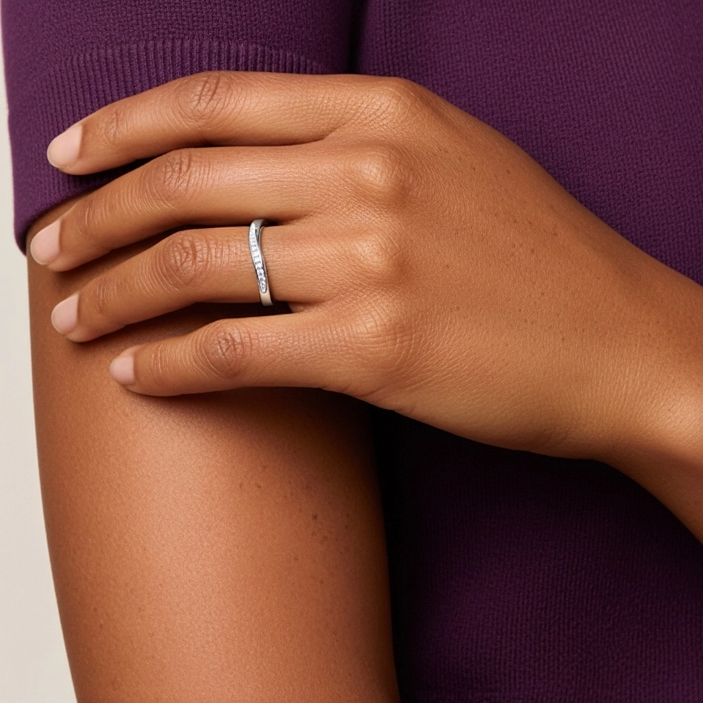 Éternel Moissanite Bague de mariage