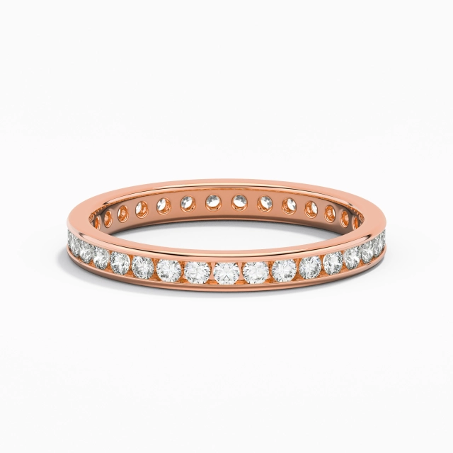 Classic Stackable Moissanite Wedding Ring