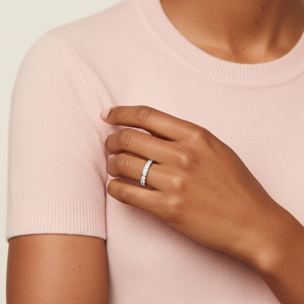 Crené Pavé Bague de mariage