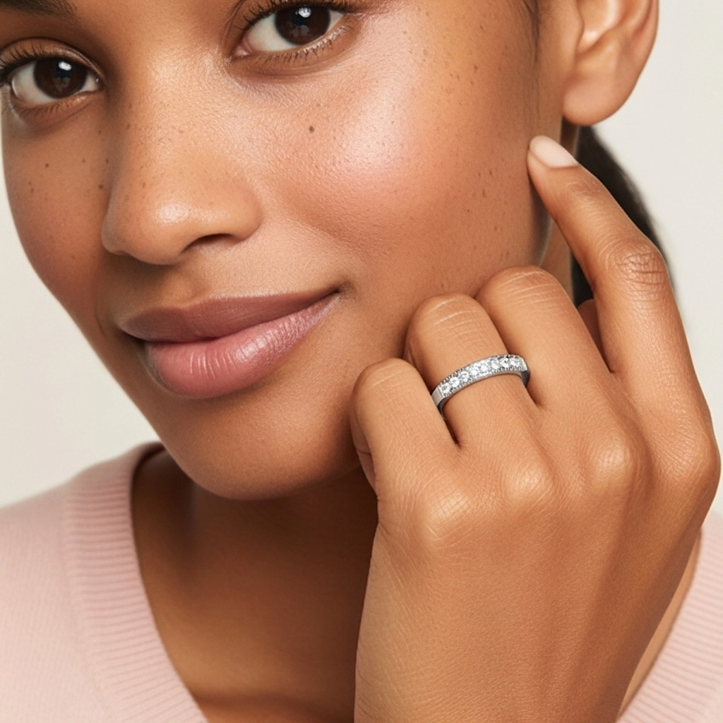 Crené Pavé Bague de mariage