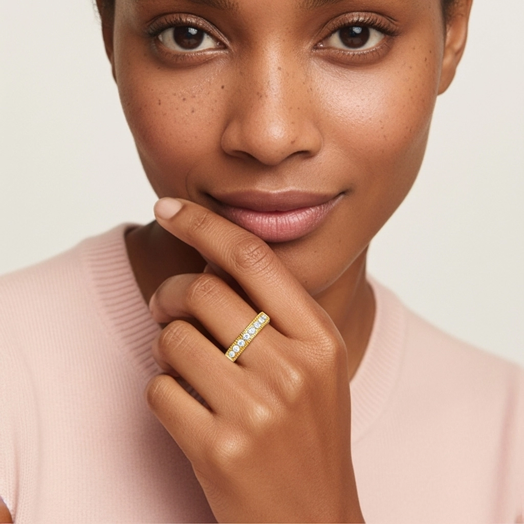 Crené Pavé Bague de mariage