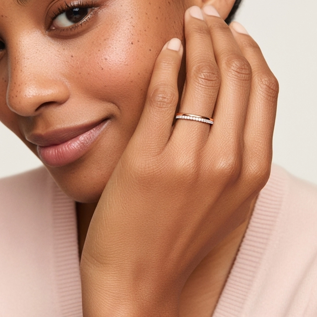 Charmant Moissanite Bague de mariage