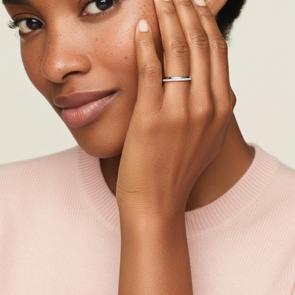 Charmant Moissanite Bague de mariage