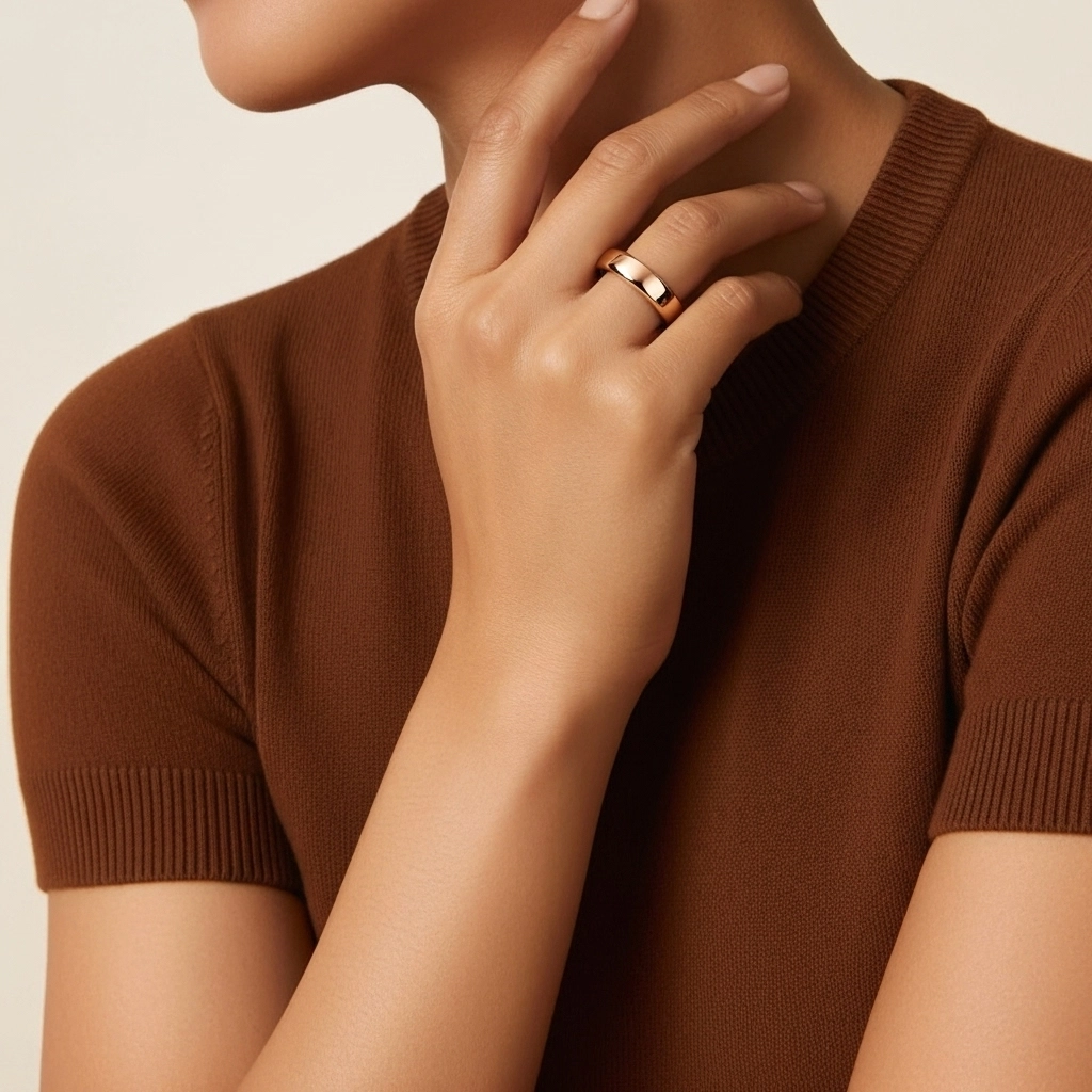 Minimaliste Empilable Bague de mariage