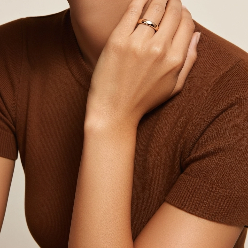 Minimaliste Empilable Bague de mariage