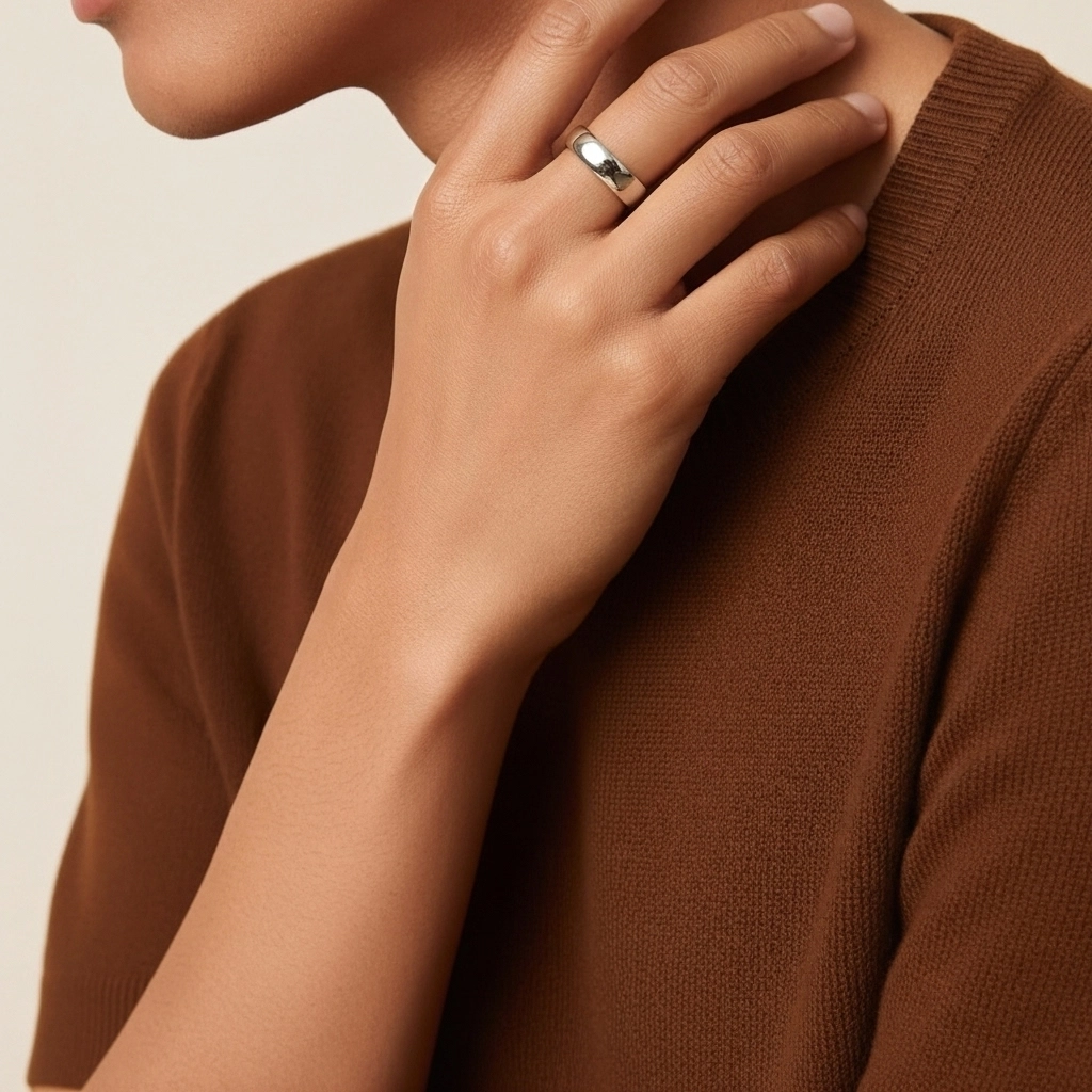 Minimaliste Empilable Bague de mariage