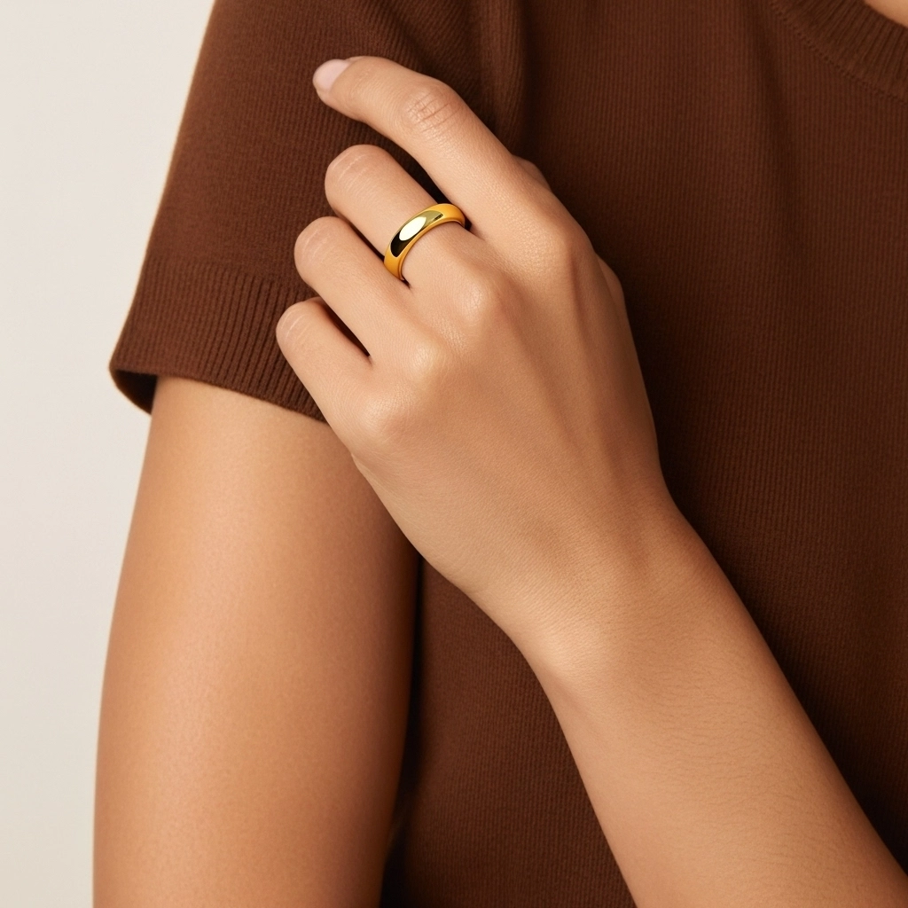 Minimaliste Empilable Bague de mariage