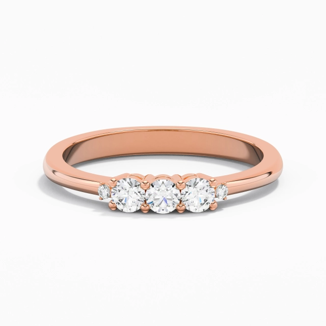 Three Stone Wedding Ring