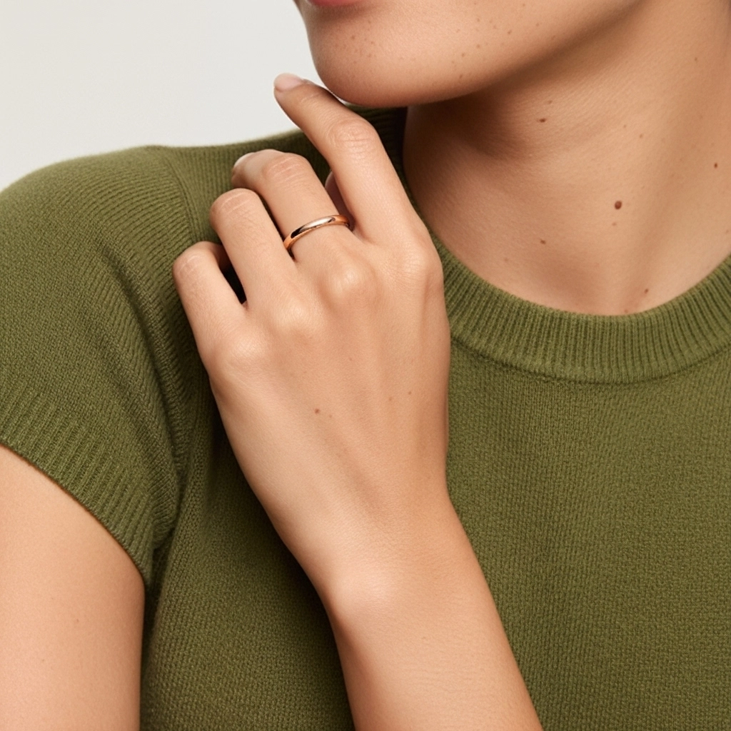 Understated Rope Wedding Ring