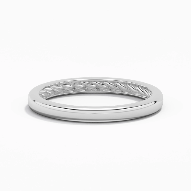 Understated Rope Wedding Ring