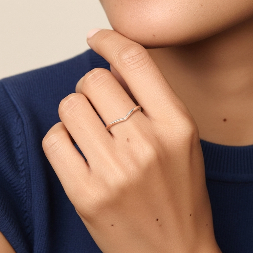 Minimalist Stackable Wedding Ring