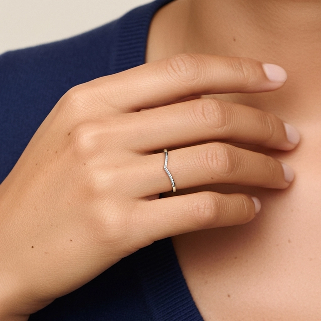 Minimalist Stackable Wedding Ring