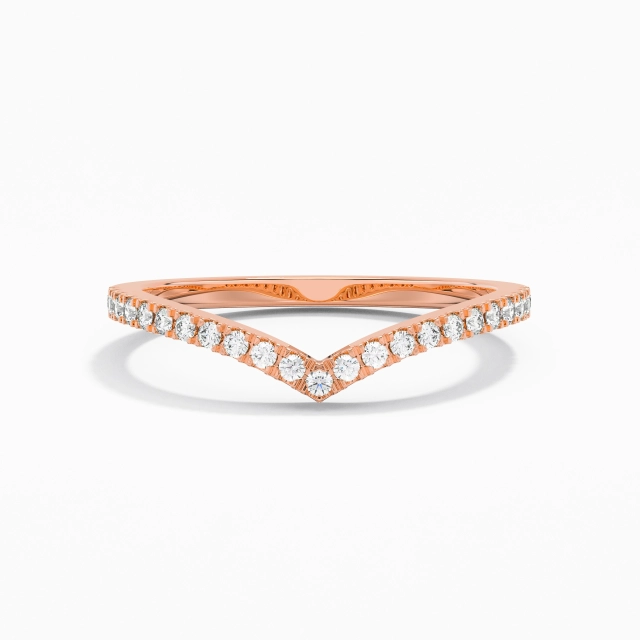 Stackable Moissanite Wedding Ring