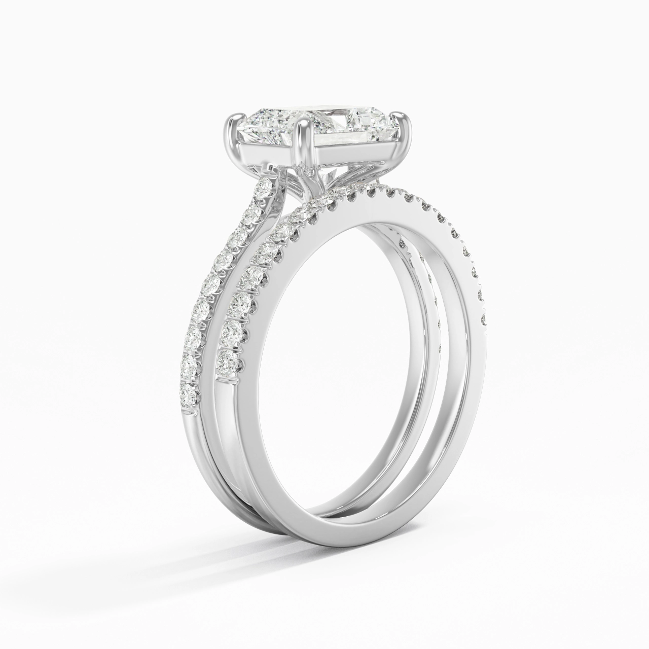 Platine Est Ouest Tige Droite Ensemble nuptial
