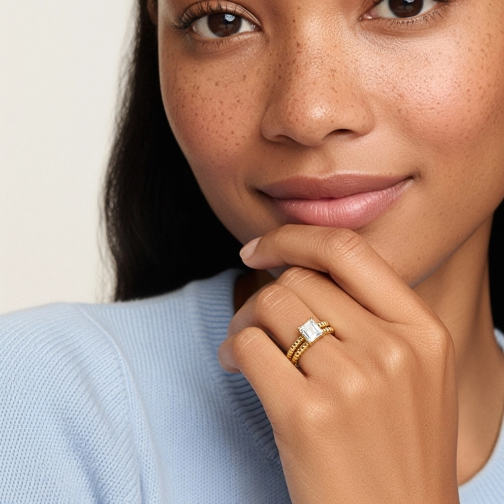 Clásico Cuerda Anillo