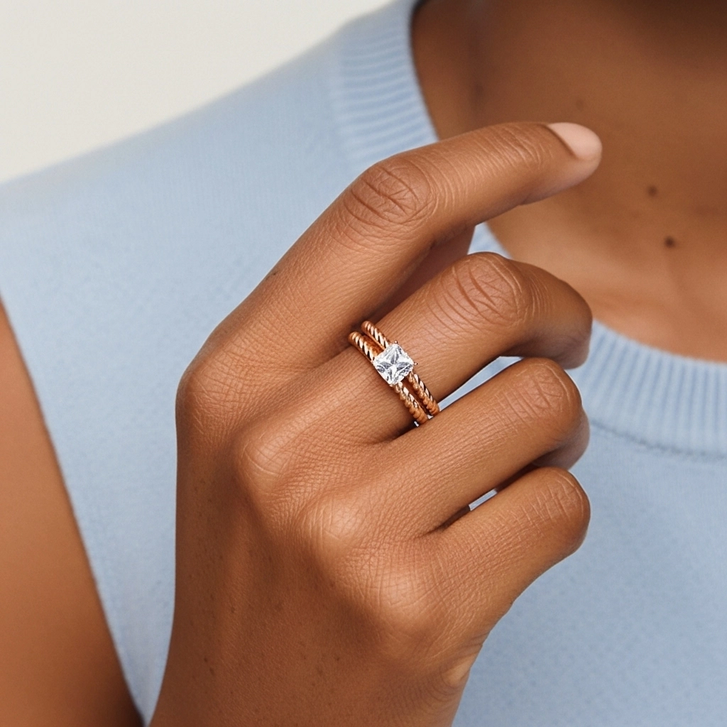 Clásico Cuerda Anillo