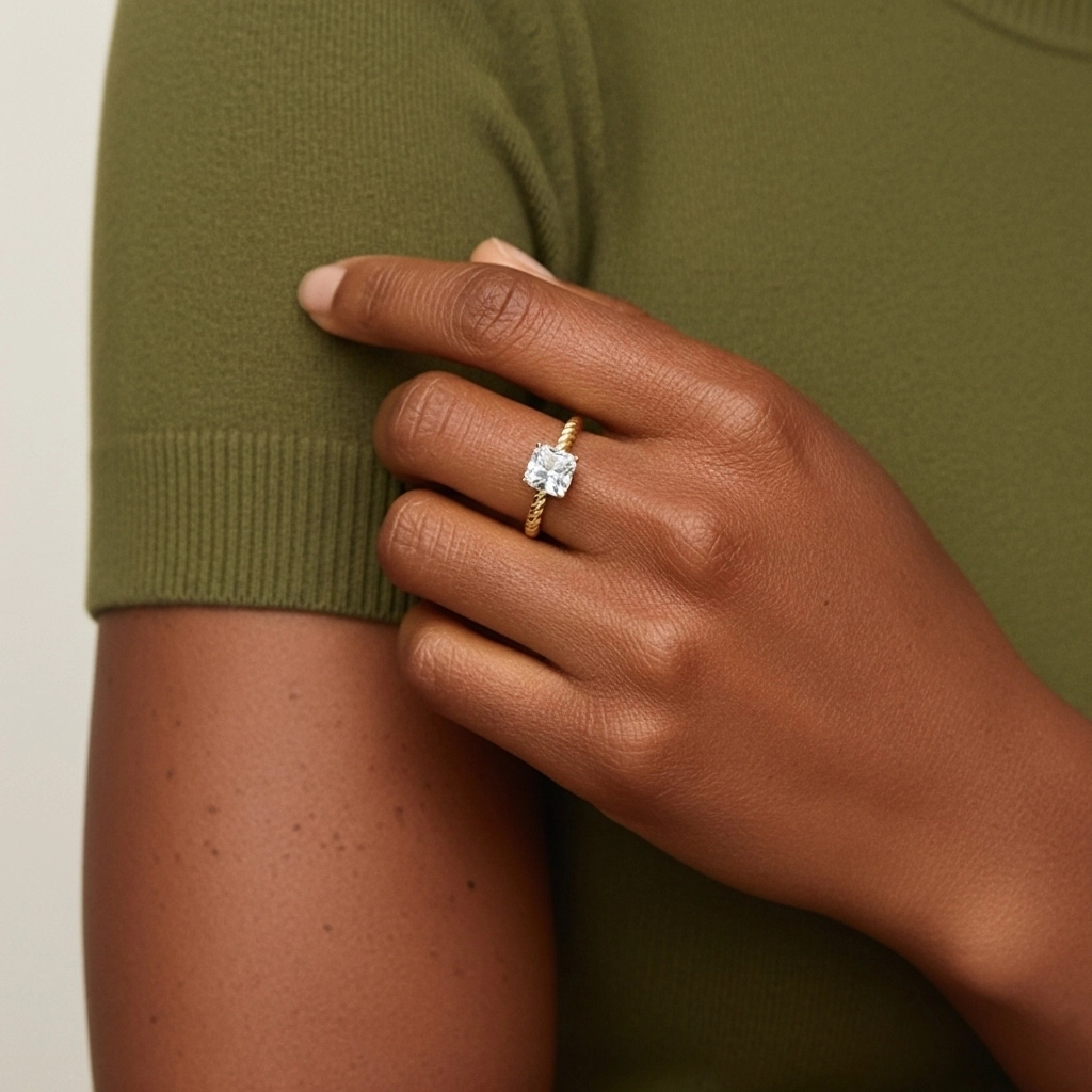 Clásico Cuerda Anillo