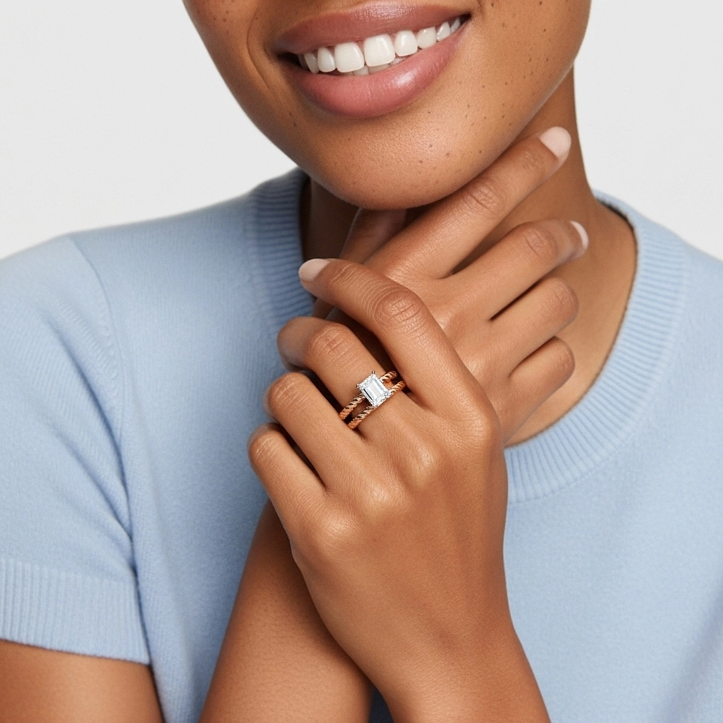 Clásico Cuerda Anillo