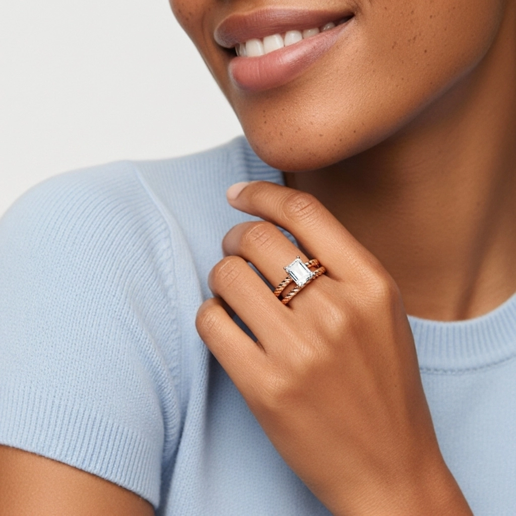 Clásico Cuerda Anillo