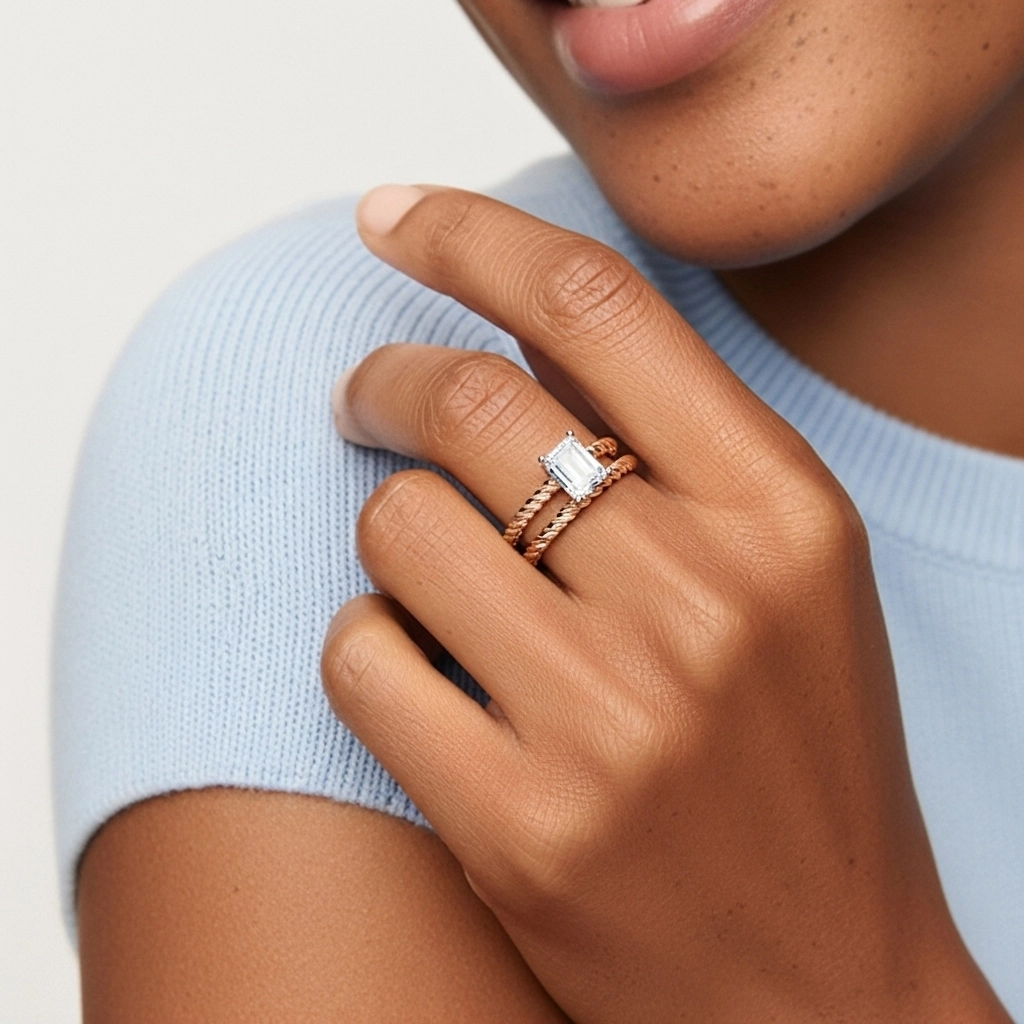 Clásico Cuerda Anillo