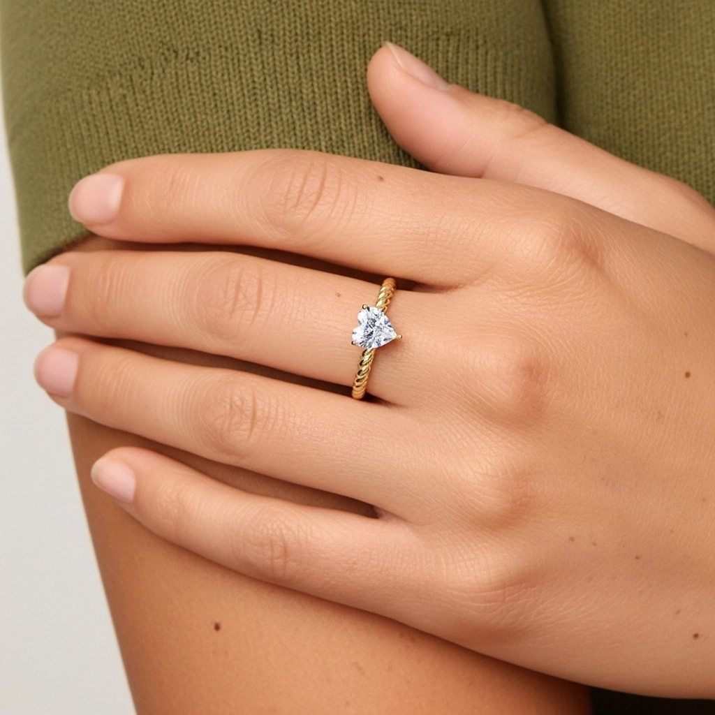 Clásico Cuerda Anillo