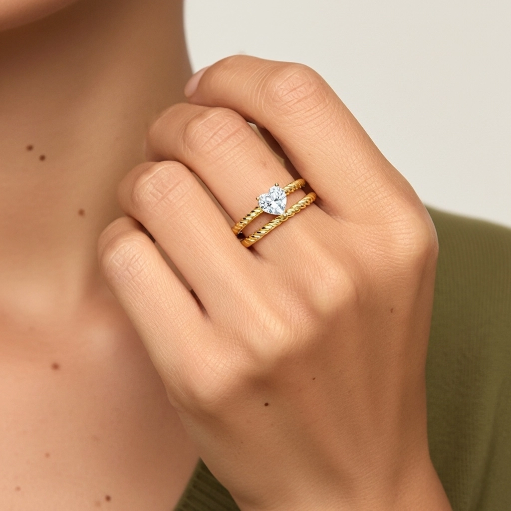 Clásico Cuerda Anillo