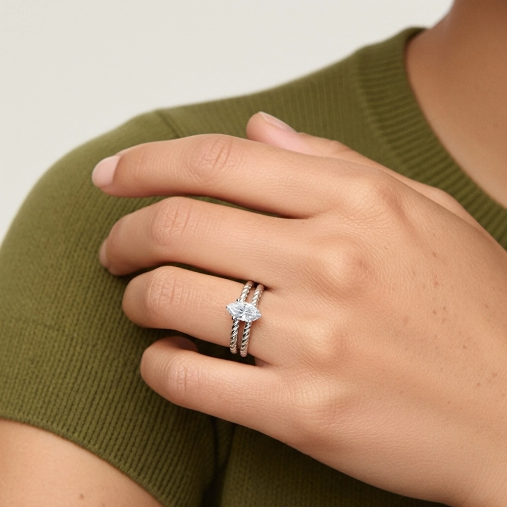 Clásico Cuerda Anillo