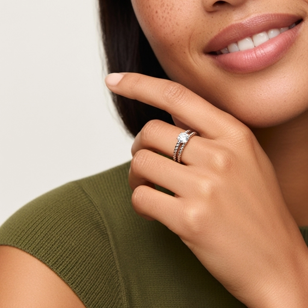 Clásico Cuerda Anillo