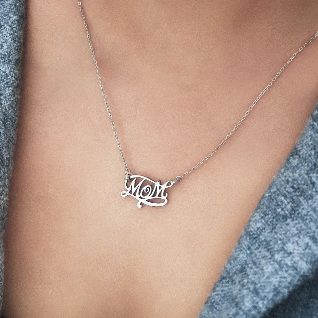 Dainty Simple Letter Pendant Necklace