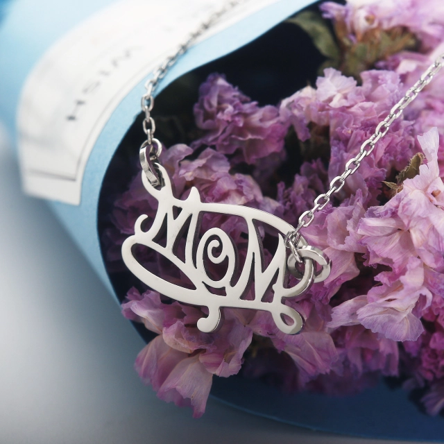 Dainty Simple Letter Pendant Necklace