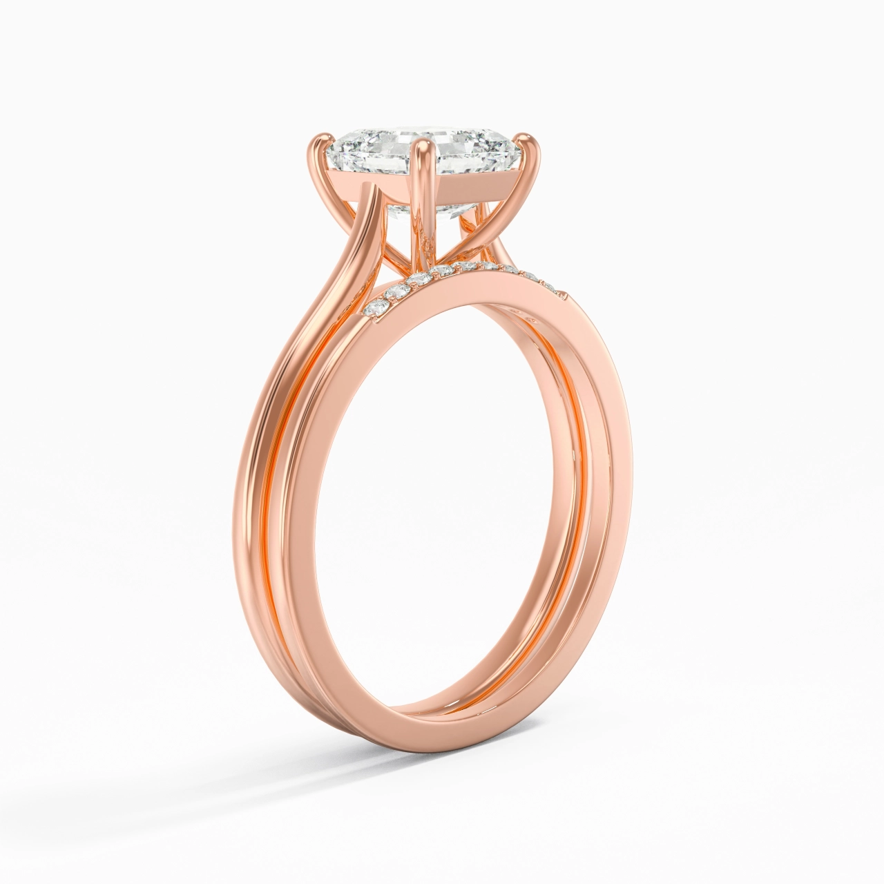 Moissanite Ensemble d'alliances
