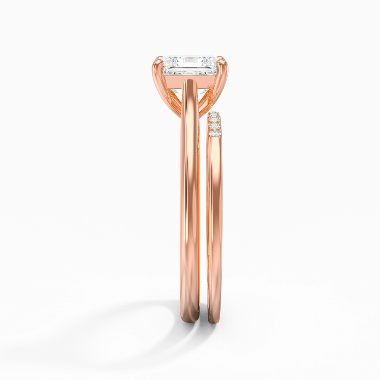 Moissanite Ensemble d'alliances