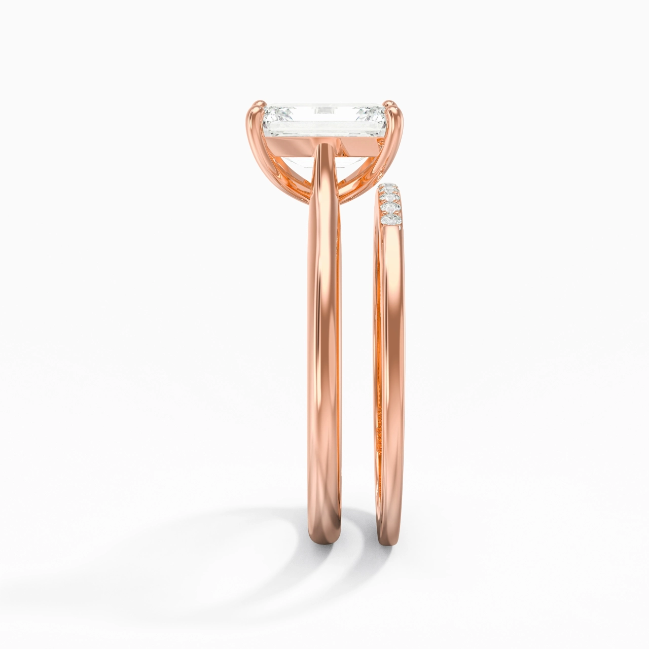 Moissanite Ensemble d'alliances