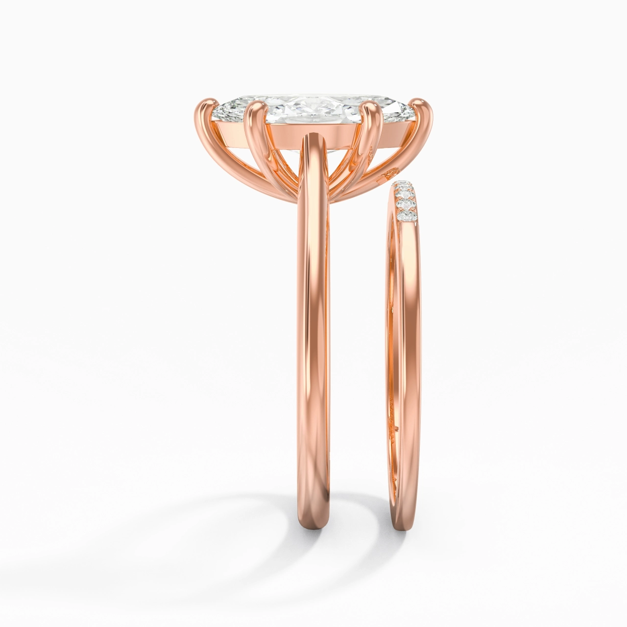 Moissanite Ensemble d'alliances