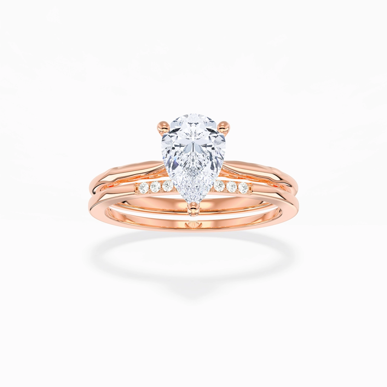 925 Sterling Silver Moissanite Bridal Set